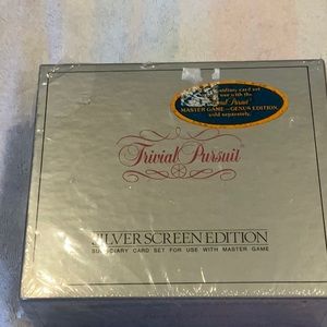 Trivial pursuit Silver screen edition master game expansion New sealed inbox